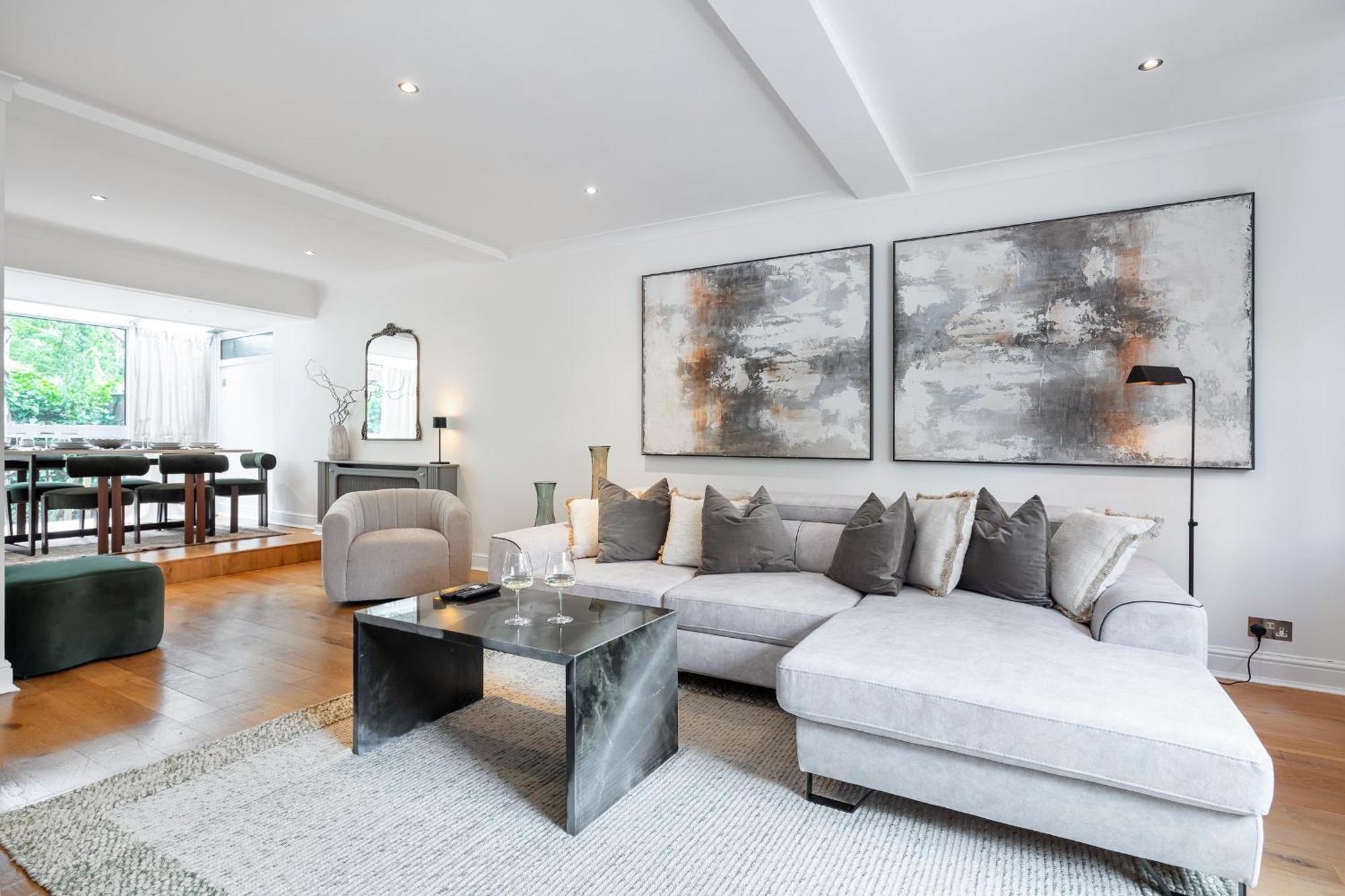 Willa Rare 4Beds Townhouse In Kensington With Patio Londyn Zewnętrze zdjęcie